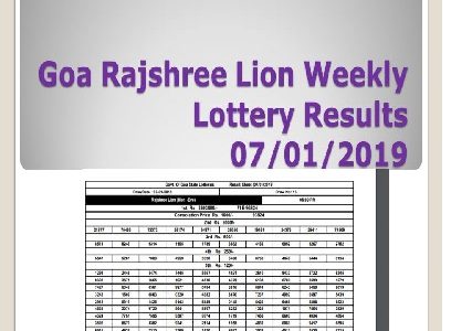 Rajshree Lottery Result Chart 30 To 39