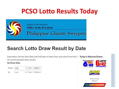 lotto results 6 july 2019