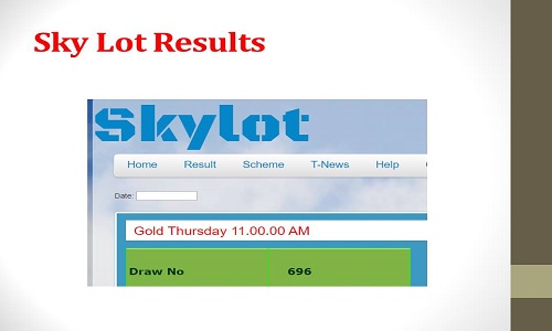 Winning Numbers|Sky Lot Result 