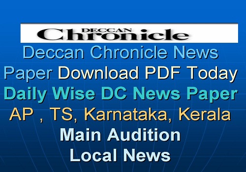 Deccan Chronicle News Paper Download PDF Today Daily DC E-Paper English  Hyderabad, TS, AP, Kerala, Karnataka