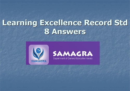 Samagra Shiksha Learning Excellence Record Std 8 Answers 21 Check Question Paper With Answer Key