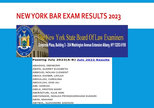See Who Passed the July 2023 New York Bar Exam