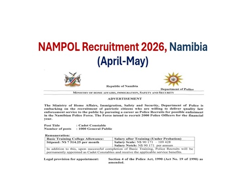 OUT-Nampol Recruitment 2026 www.nampol.gov.na Recruitment Portal