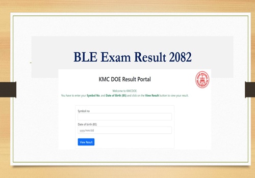 OUT-BLE Exam Result 2082-Link| kmc doe ble Results Class 8 2082 BLE ...